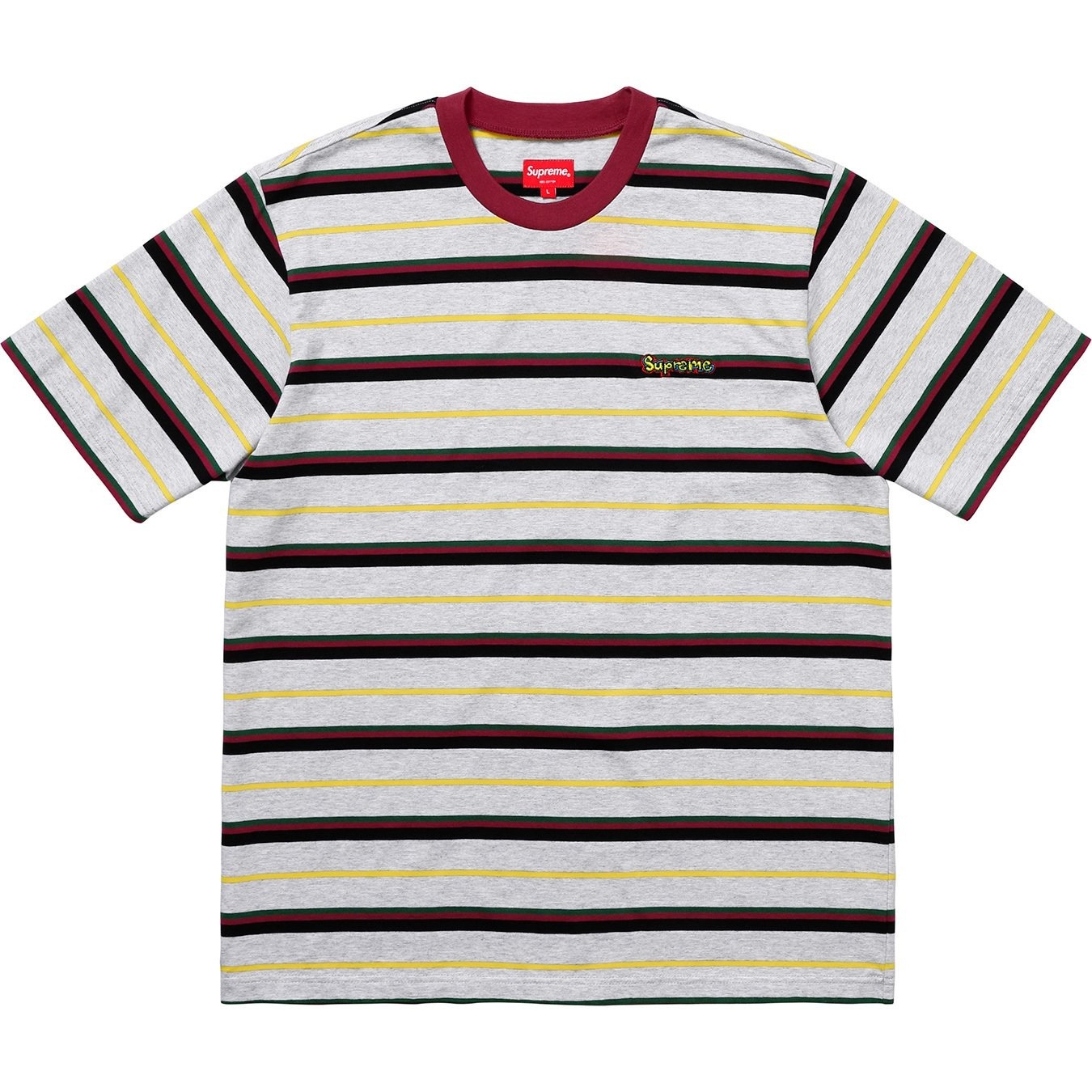 Heather Stripe Top view 3